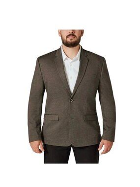 NWT Infinity Linearflex Men's M Gray Modern Fit Stretch Blazer Jacket Notch
